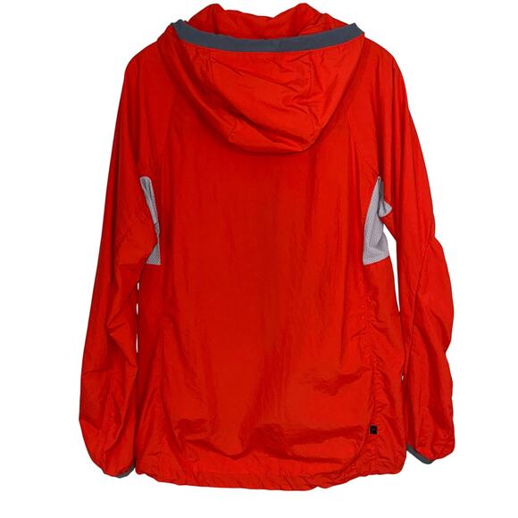 Relwen Ultralight Red Orange Shell Hooded Jacket Size Small - Picture 11 of 16